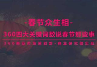 网络推广360开户发布《春节众生相》报告，揭秘春节四大未解之谜！