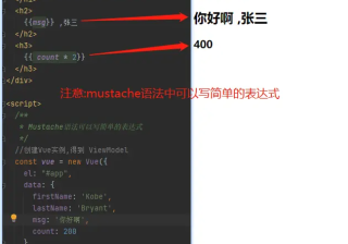 Vue基础知识(一) – 插值语法