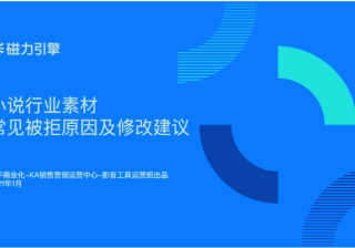 小说行业素材被拒常见原因及修改建议210107更新版-终版 | 快手平台广告推广