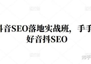王通·抖音SEO落地实战班，手手带你做好音抖SEO