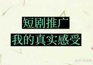 2023年我做短剧推广才一个星期就拿到了这个项目的第一桶金 ...