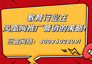 带您了解教育行业在凤凰网推广的案例及效果！