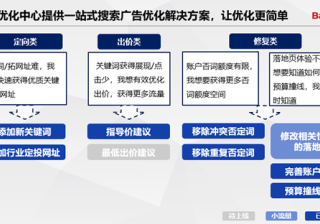 百度搜索推广后台投放，搜索推广优化中心二期强势来袭