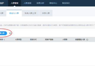 360广告|DMP定制人群