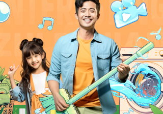 快手直播广告携手滴露，开启亲子家务运动大PK