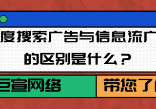 百度信息流广告与搜索广告的区别是什么？广告代理商如何联系？
