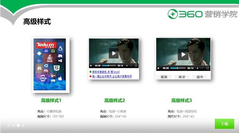 360搜索广告品牌日出资源位置介绍及展现样式 360搜索广告品牌日出资源位置介绍及展现样式