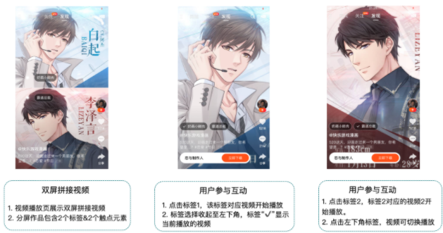 快手短视频播放页效果广告「分屏互动广告」样式产品介绍 快手短视频播放页效果广告「分屏互动广告」样式产品介绍