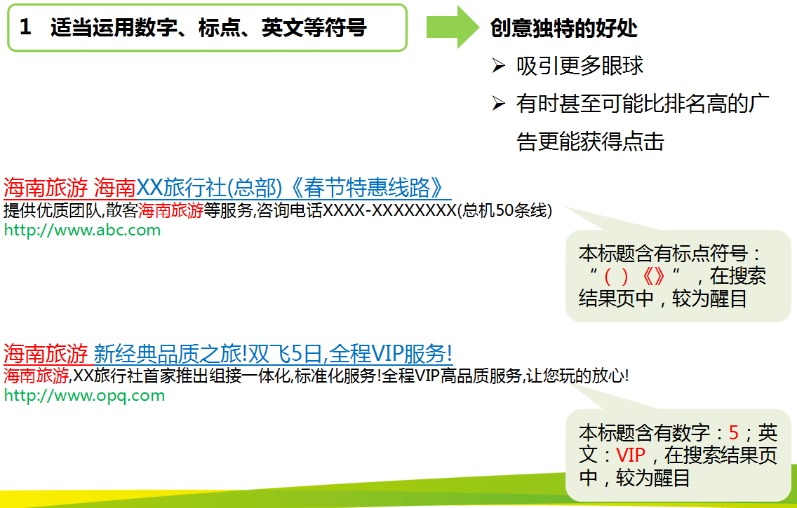 360推广系列培训之创意撰写技巧 360推广系列培训之创意撰写技巧
