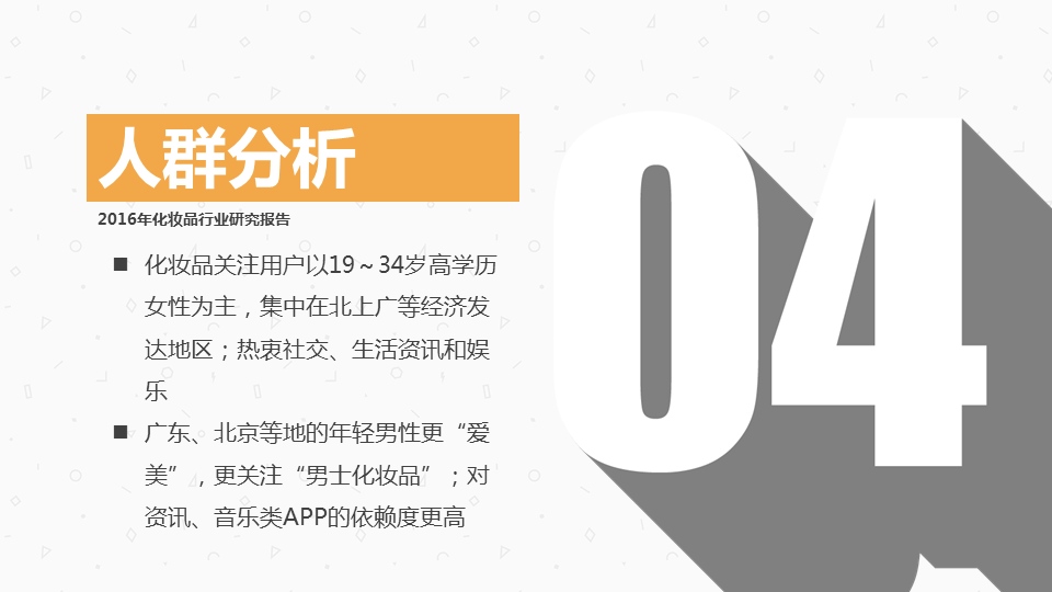 360广告营销:如何与这个“看脸的世界”和平相处?化妆品行业研究报告! 360广告营销:如何与这个“看脸的世界”和平相处?化妆品行业研究报告!