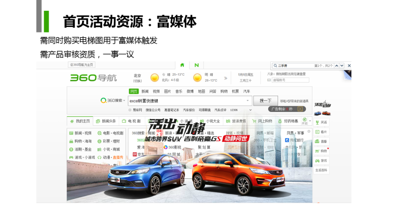 360导航首页有哪些商业广告资源？