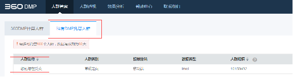 360广告|APP客户DMP人群定向介绍