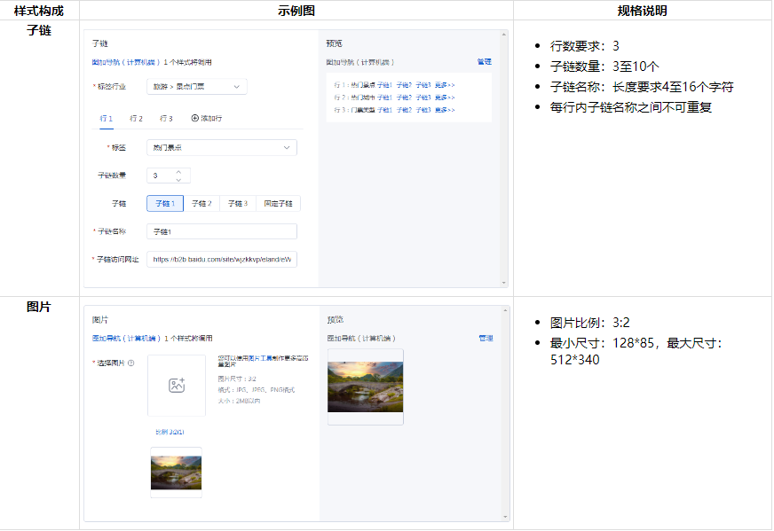 百度广告导航系列高级样式创建规格说明 百度广告导航系列高级样式创建规格说明