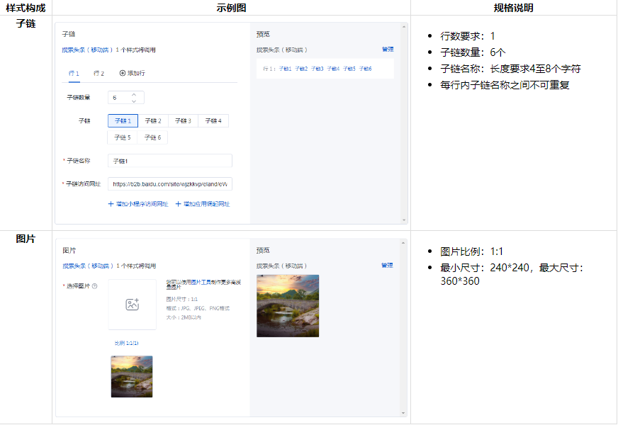 百度广告导航系列高级样式创建规格说明 百度广告导航系列高级样式创建规格说明
