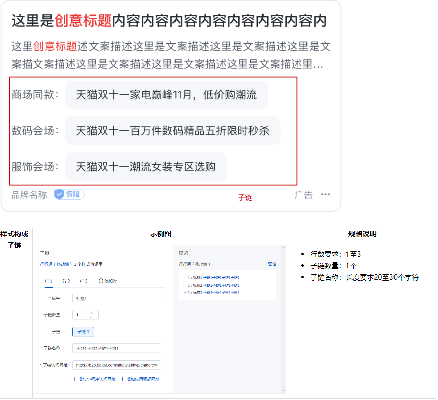 百度广告导航系列高级样式创建规格说明 百度广告导航系列高级样式创建规格说明