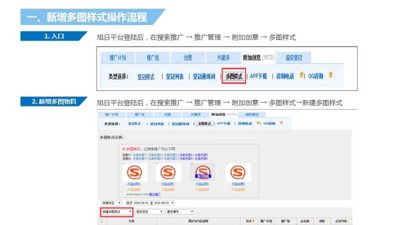 搜狗搜索广告流程PC多图推广样式 搜狗搜索广告流程PC多图推广样式