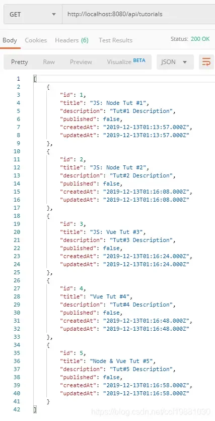 Express,Sequelize和MySQL的Node.js Rest API示例 Express,Sequelize和MySQL的Node.js Rest API示例