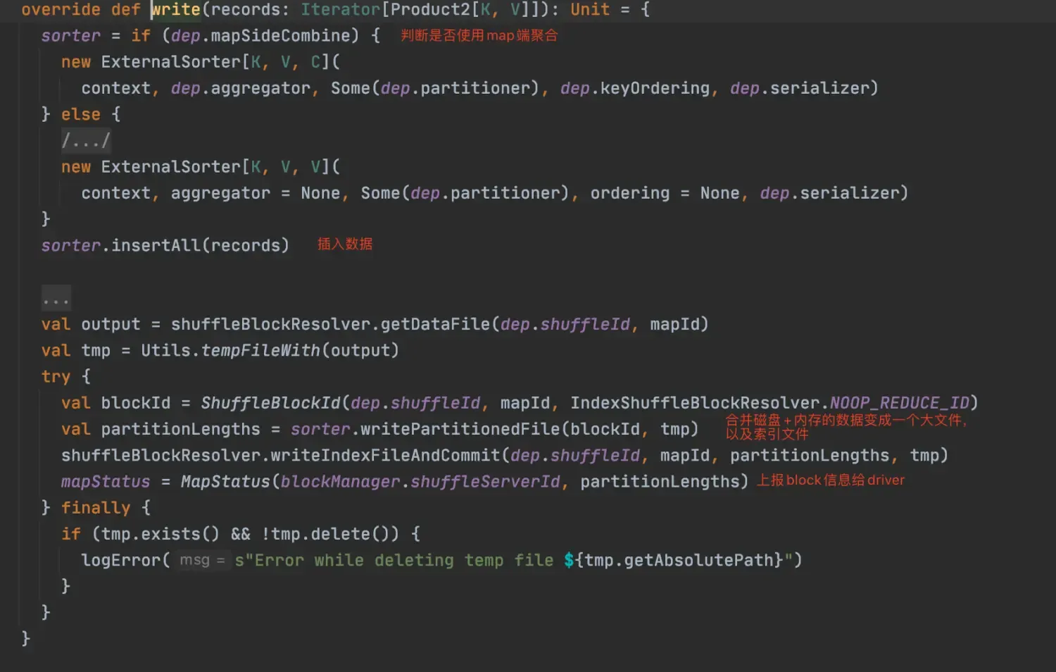 spark-shuffle原理&调优 spark-shuffle原理&调优