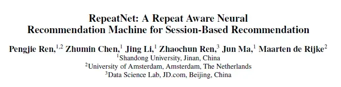Session-based Rec : RepeatNet Session-based Rec : RepeatNet