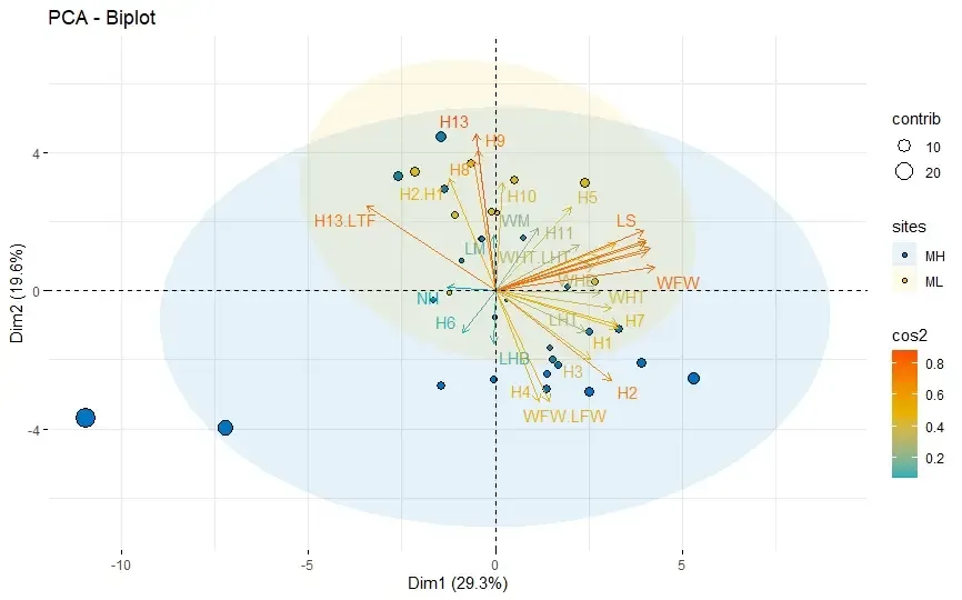 R包做主成分分析（含实例）