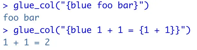 R 字符串之 glue R 字符串之 glue