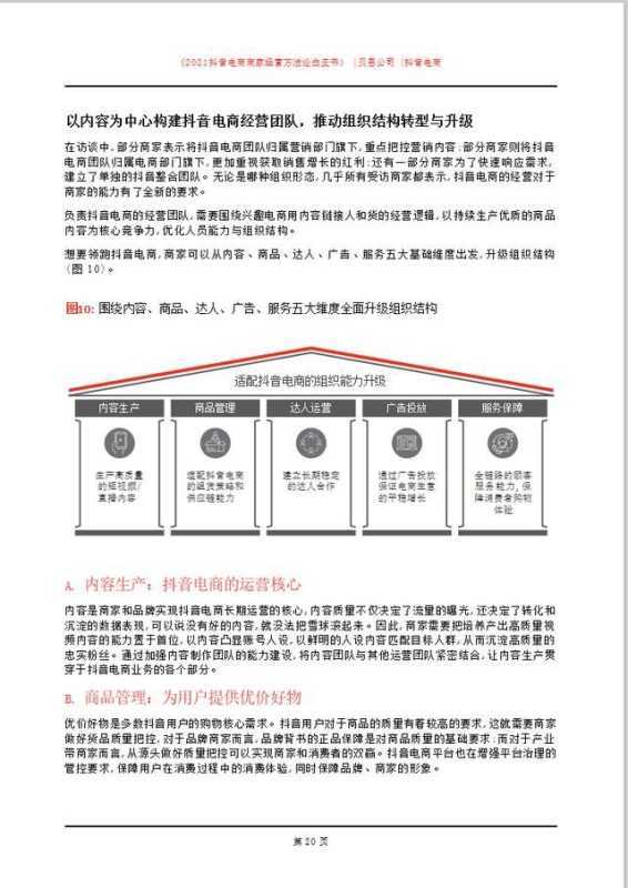 「建议收藏」2021抖音电商商家经营方法论白皮书