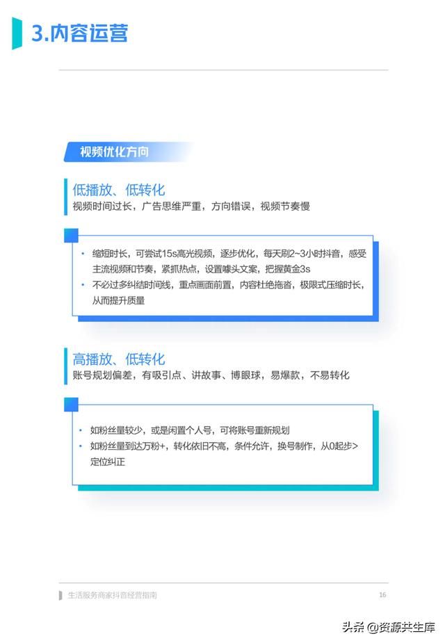 2022年生活服务商家抖音经营手册（方法体系+营销方法+优秀案例）