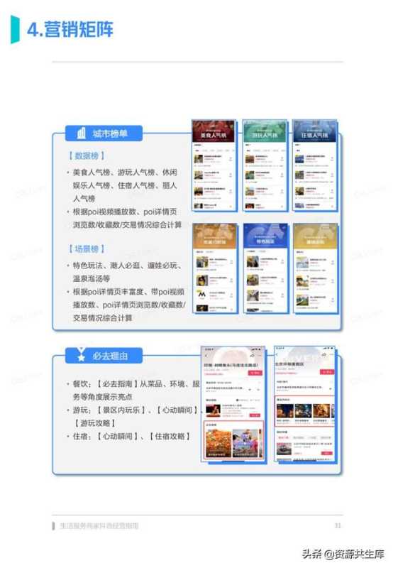 2022年生活服务商家抖音经营手册（方法体系+营销方法+优秀案例）