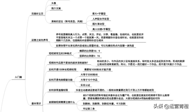 抖音运营从入门到进阶知识分享