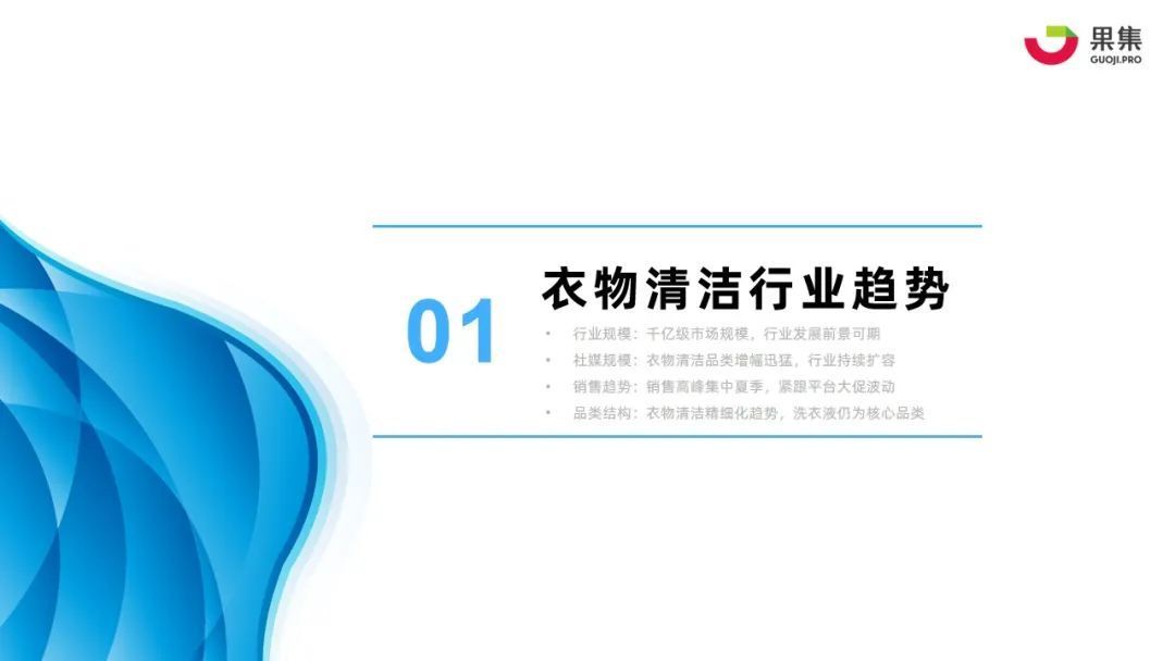 【果集·行研】2022年衣物清洁行业抖音电商营销分析报告 【果集·行研】2022年衣物清洁行业抖音电商营销分析报告