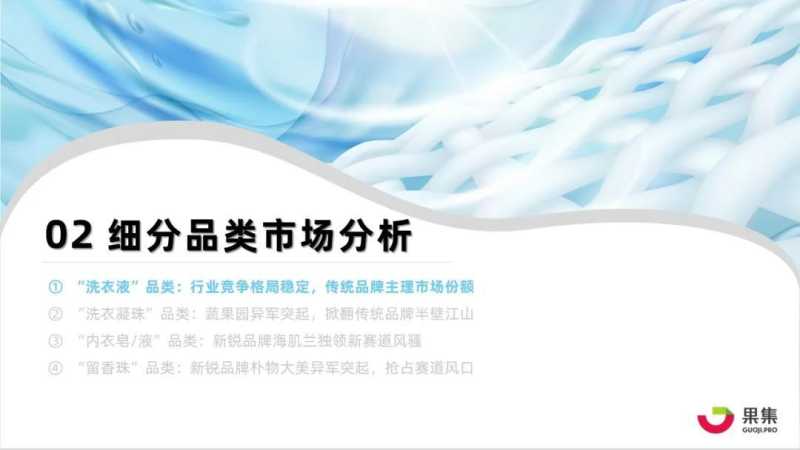 【果集·行研】2022年衣物清洁行业抖音电商营销分析报告 【果集·行研】2022年衣物清洁行业抖音电商营销分析报告