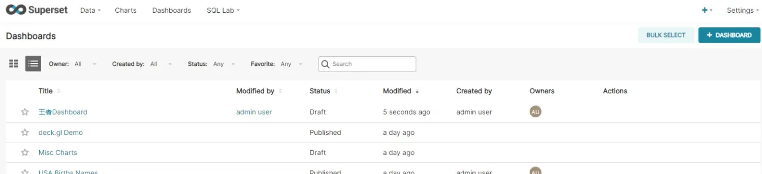 Apache Superset 1.2.0教程 (二)——快速入门(可视化王者英雄数据) Apache Superset 1.2.0教程 (二)——快速入门(可视化王者英雄数据)