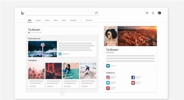 微软Bing搜索安排!你可以创建个人品牌页面了 微软Bing搜索安排!你可以创建个人品牌页面了