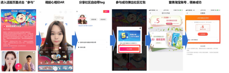 心相印超迷你湿巾表情舞蹈季