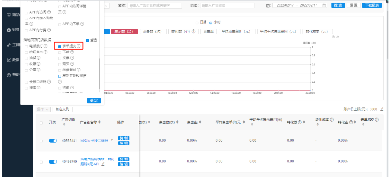 搜狐广告投放：查看数据说明