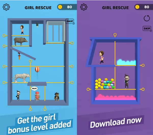 Facebook广告投放成功案例:超休闲游戏《Pin Rescue》 Facebook广告投放成功案例:超休闲游戏《Pin Rescue》