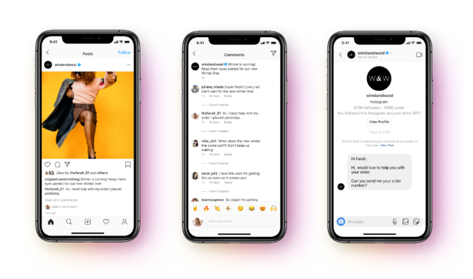Facebook广告投放：Messenger API 现已支持 Instagram