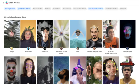 Facebook广告投放——Spark AR Gallery Facebook广告投放——Spark AR Gallery