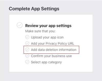 Facebook营销:应用审核要通过 别忘准备数据删除 Facebook营销:应用审核要通过 别忘准备数据删除