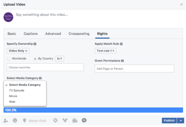 Facebook广告投放：版权作品管理工具参照文件