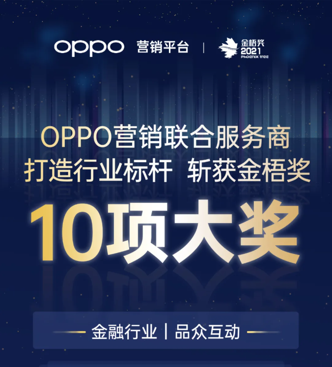 OPPO营销联合服务商打造行业标杆,斩获金梧奖10项大奖 OPPO营销联合服务商打造行业标杆,斩获金梧奖10项大奖