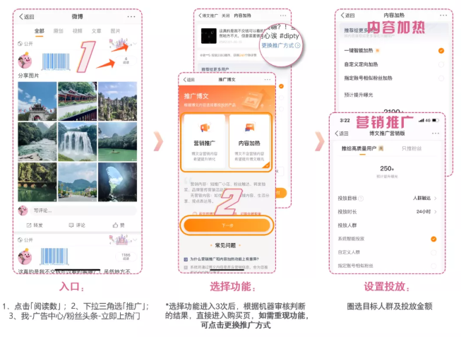 微博全新粉丝头条｢内容加热｣& ｢营销推广｣来帮你专区百万流量