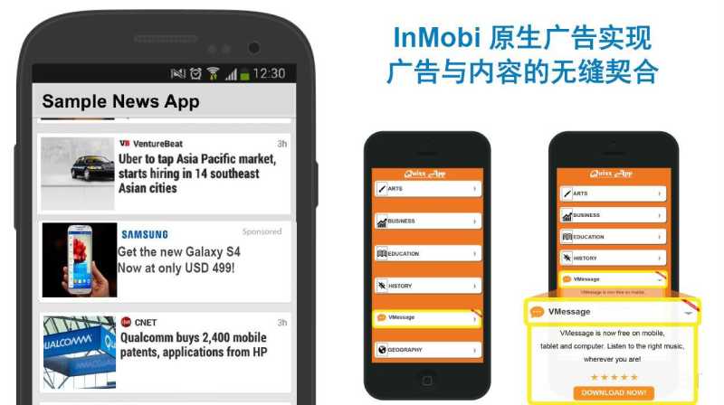 inmobi广告平台展现形式有哪些？