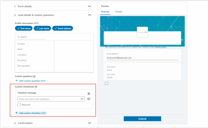 LinkedIn广告代理——销售线索表格隐私政策 LinkedIn广告代理——销售线索表格隐私政策