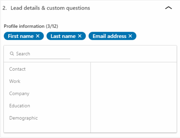 LinkedIn广告推广——创建销售线索表格 LinkedIn广告推广——创建销售线索表格