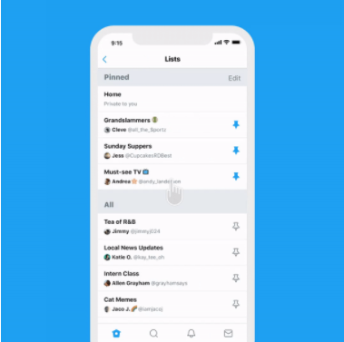 置顶Twitter列表的品牌化玩法 置顶Twitter列表的品牌化玩法