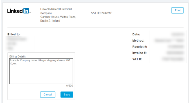 领英广告代理商——添加收据的公司领英广告名称 领英广告代理商——添加收据的公司领英广告名称