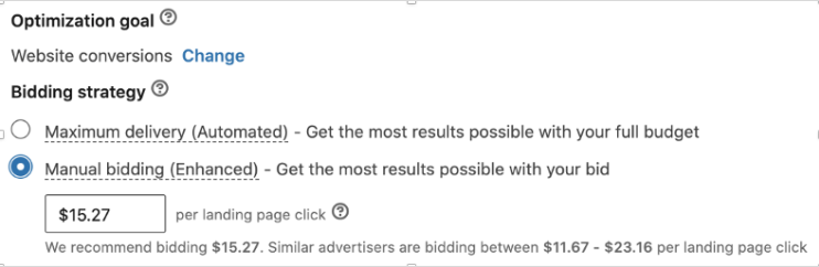 LinkedIn广告开户——手动出价 LinkedIn广告开户——手动出价