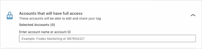 领英广告推广——管理用于执行领英转化追踪、网站再营销和资料复制的数据分析标签权限 领英广告推广——管理用于执行领英转化追踪、网站再营销和资料复制的数据分析标签权限