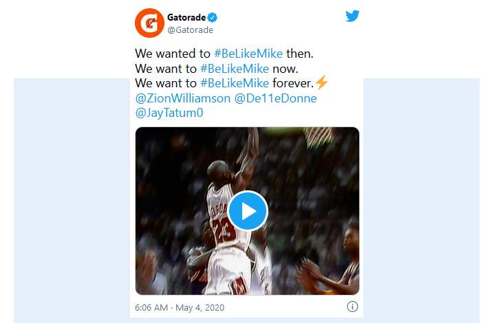 成功案例 | 佳得乐: 怀旧球赛+Twitter营销=数据翻倍、好评如潮! 成功案例 | 佳得乐: 怀旧球赛+Twitter营销=数据翻倍、好评如潮!